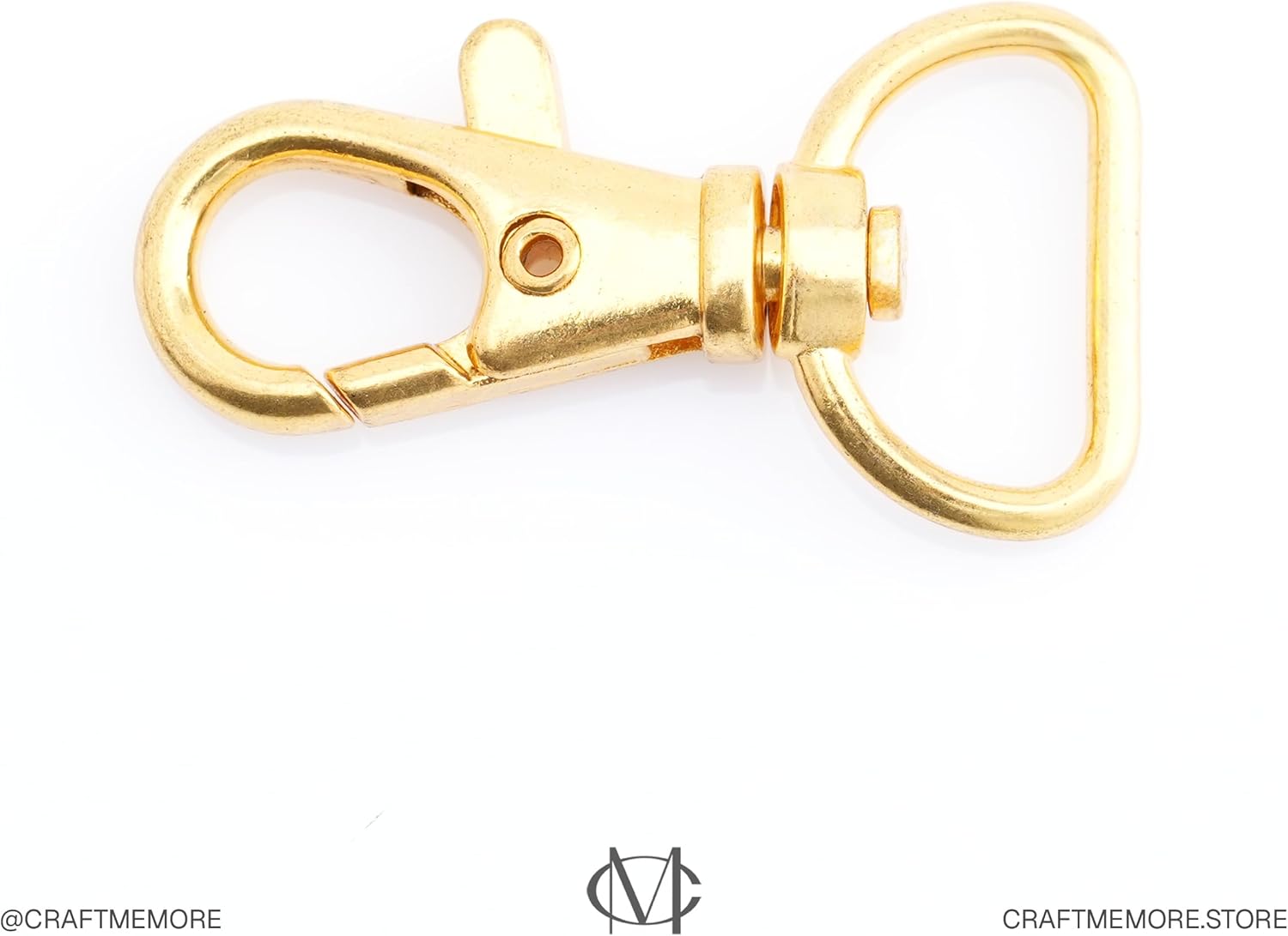 20pcs Swivel Lobster Claw Clasp Trigger Snap Hooks for Purse Making Macrame Lanyard Clip CSPS (5/8 Inch, Gold) - Image 2