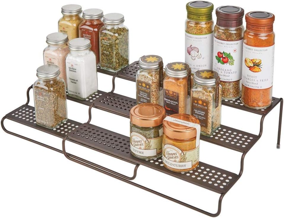 Housolution Especieros De Metal Para Cocina Armario, 2 Piezas