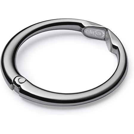 Amazon Co Jp クリッパ バッグハンガー 1270 ブラックシルバー ホーム キッチン