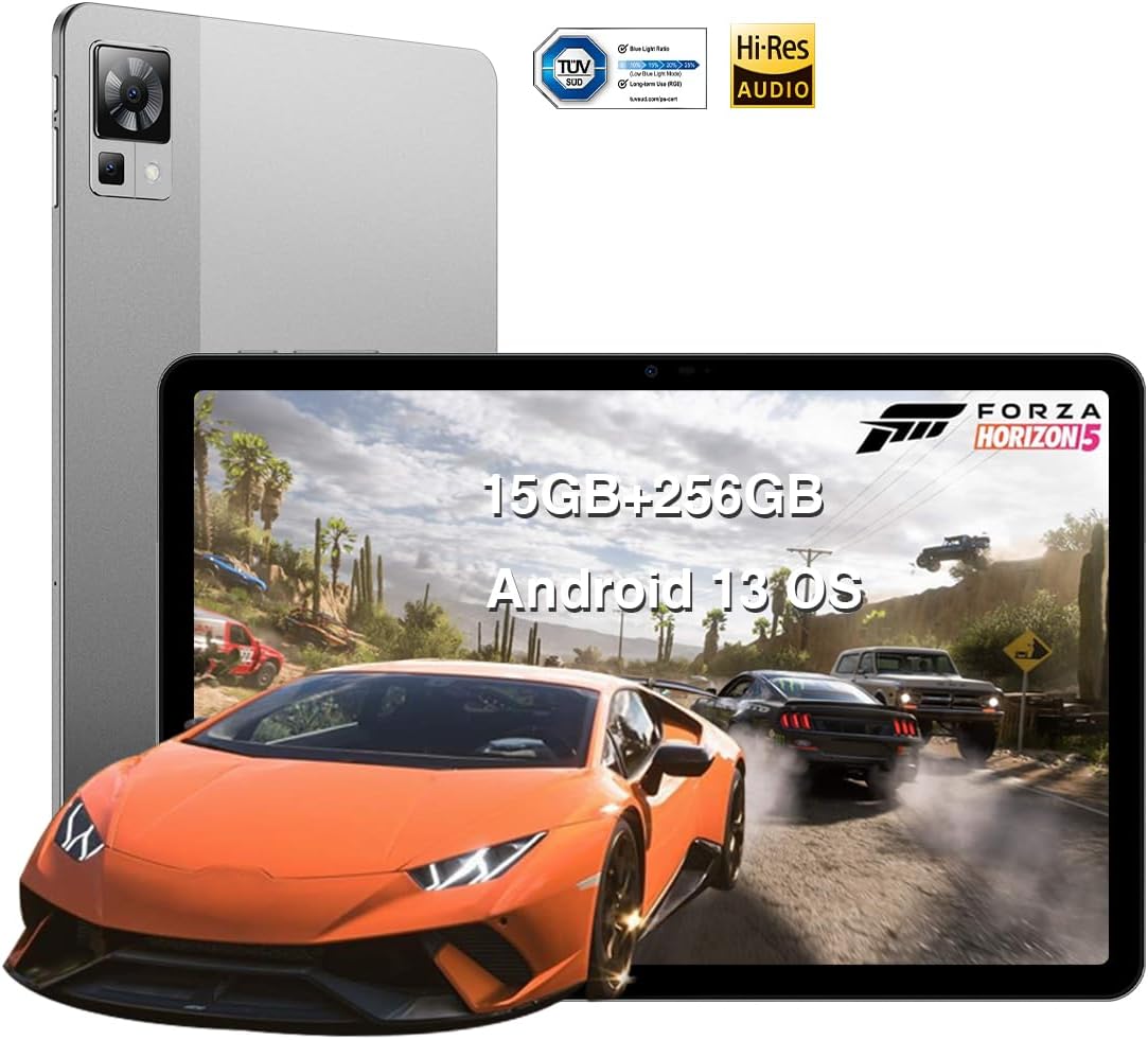 DOOGEE T30 Pro Tablet 11 pollici Android 13, 2.5K, Tablet in offerta15GB+ROM 256GB (TF 2TB), 8 Core, Wi-Fi 2.4GHz5GHz, Fotocamera 20MP/8MP, Trasmissione OTG, 8580mAh 33W ricarica rapida, Grigio DOOGEE T30 Pro Tablet 11 pollici Android 13, 2.5K, Tablet in offerta15GB+ROM 256GB (TF 2TB), 8 Core, Wi-Fi 2.4GHz5GHz, Fotocamera 20MP/8MP, Trasmissione OTG, 8580mAh 33W ricarica rapida, Grigio