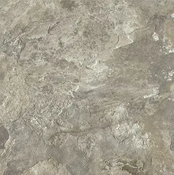 GlobalNiche Armstrong Mesa Stone Alterna Vinyl Tile Flooring, Light Gray/FPD5113661