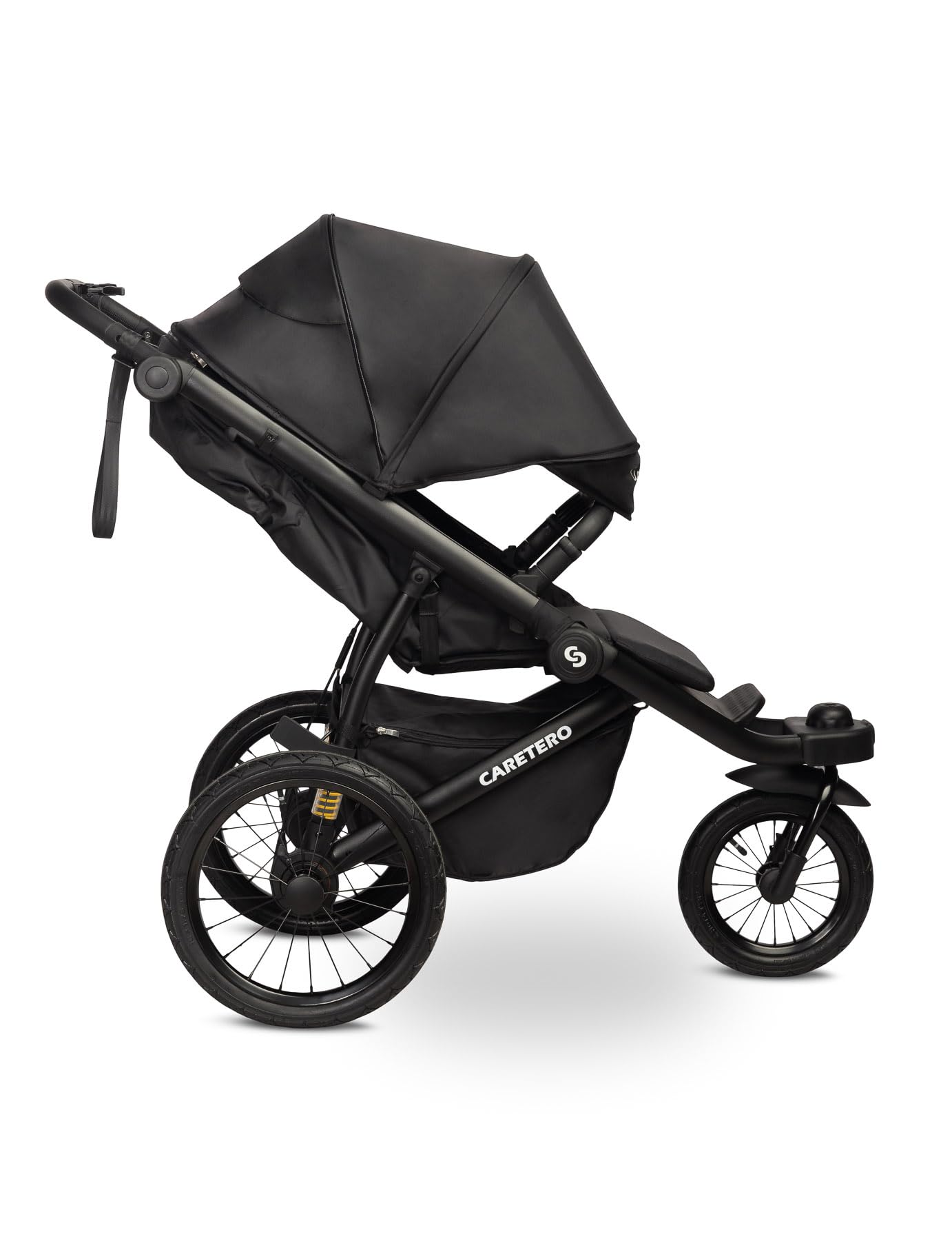 CARETERO - Lima Deluxe Wózek Spacerowy – Lekki z Regulowanym Siedzeniem, Dużym Daszkiem i Koszem – Kompaktowy Składający się, dla Dzieci