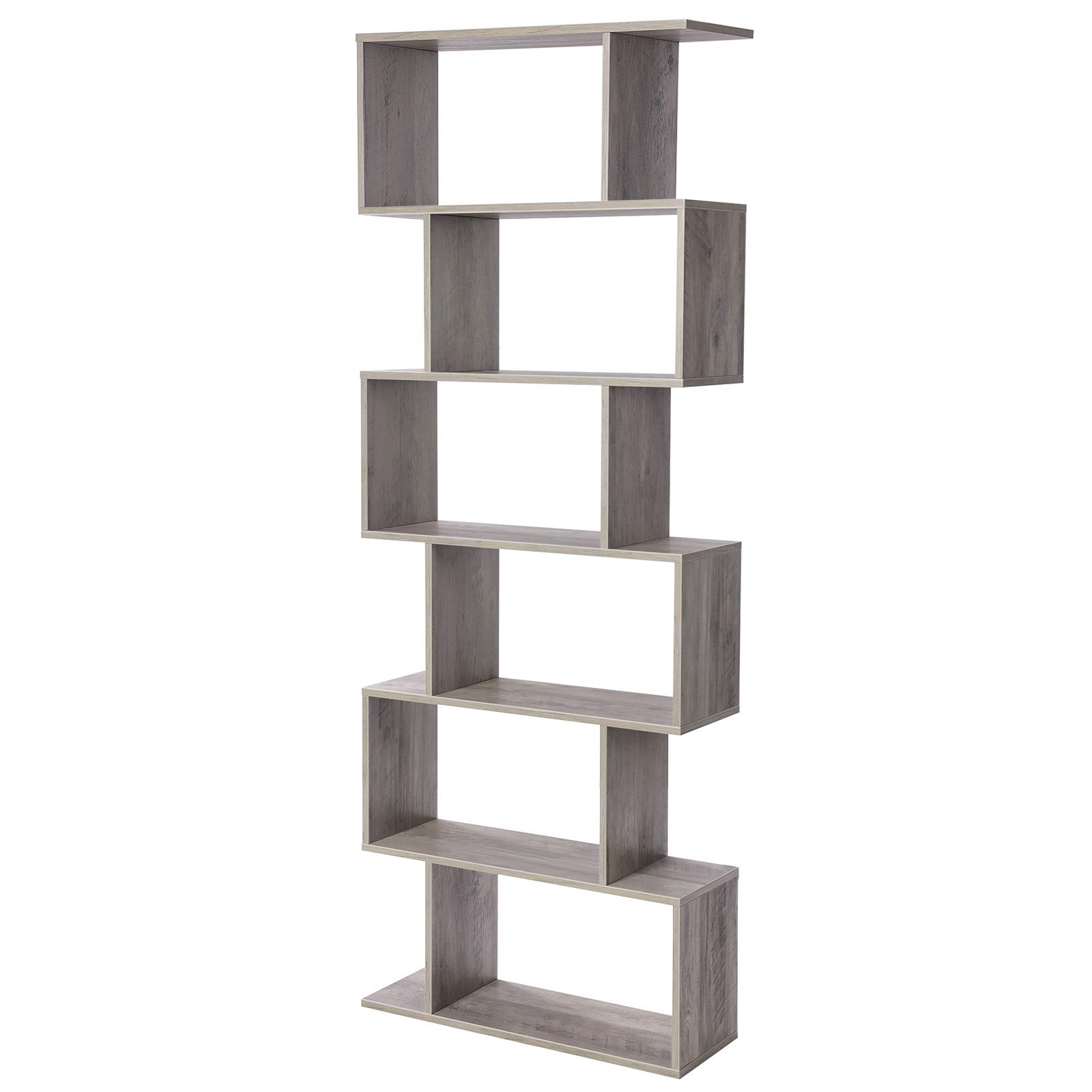 Buy VASAGLE Bookshelves, 6Tier Bookcase, Room Divider, Cube Display