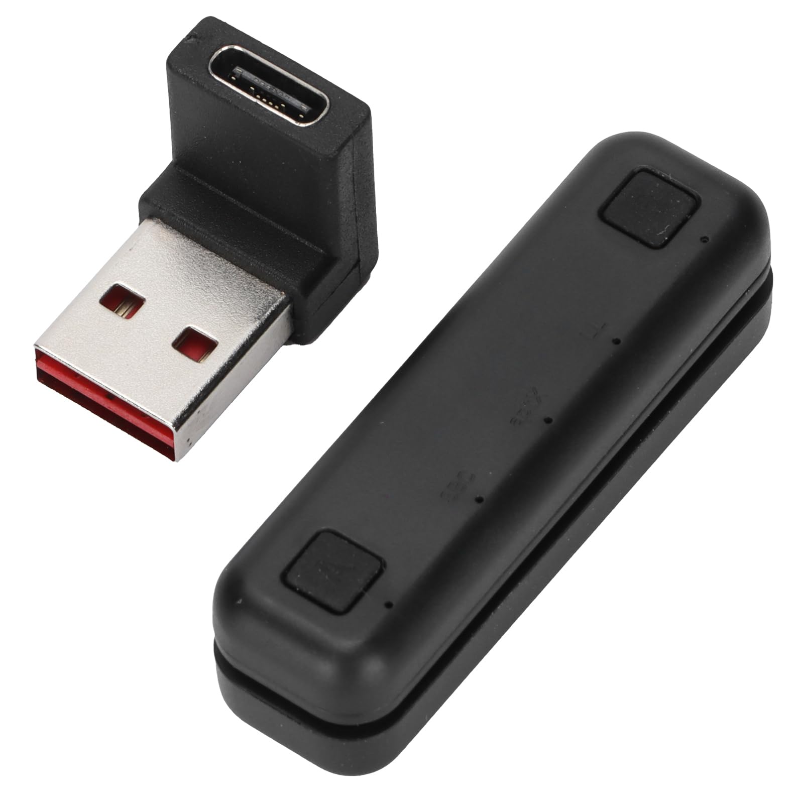 Adaptateur Bluetooth émetteur sans fil à faible latence pour PC, double flux Bluetooth 5.0, design compact, noir