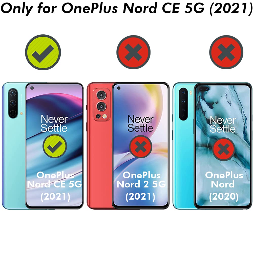 OnePlus Nord CE 5G Flip Cover - Leather Style -2