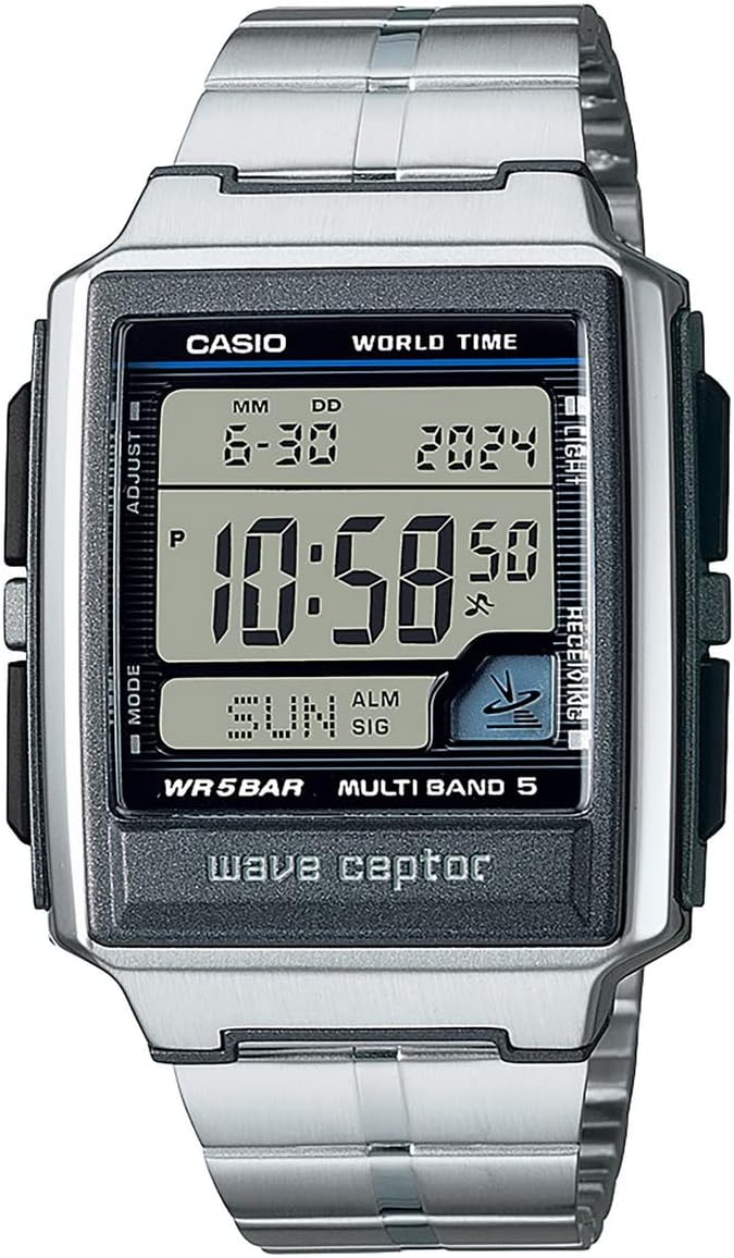 Timex Orologio Digitale Unisex-Adulto TW2V74500 - Quarzo Con Cinturino In Plastica, Cassa Argento 40mm, Quadrante Blu, Funzioni Calendario E Luce Indiglo - 5