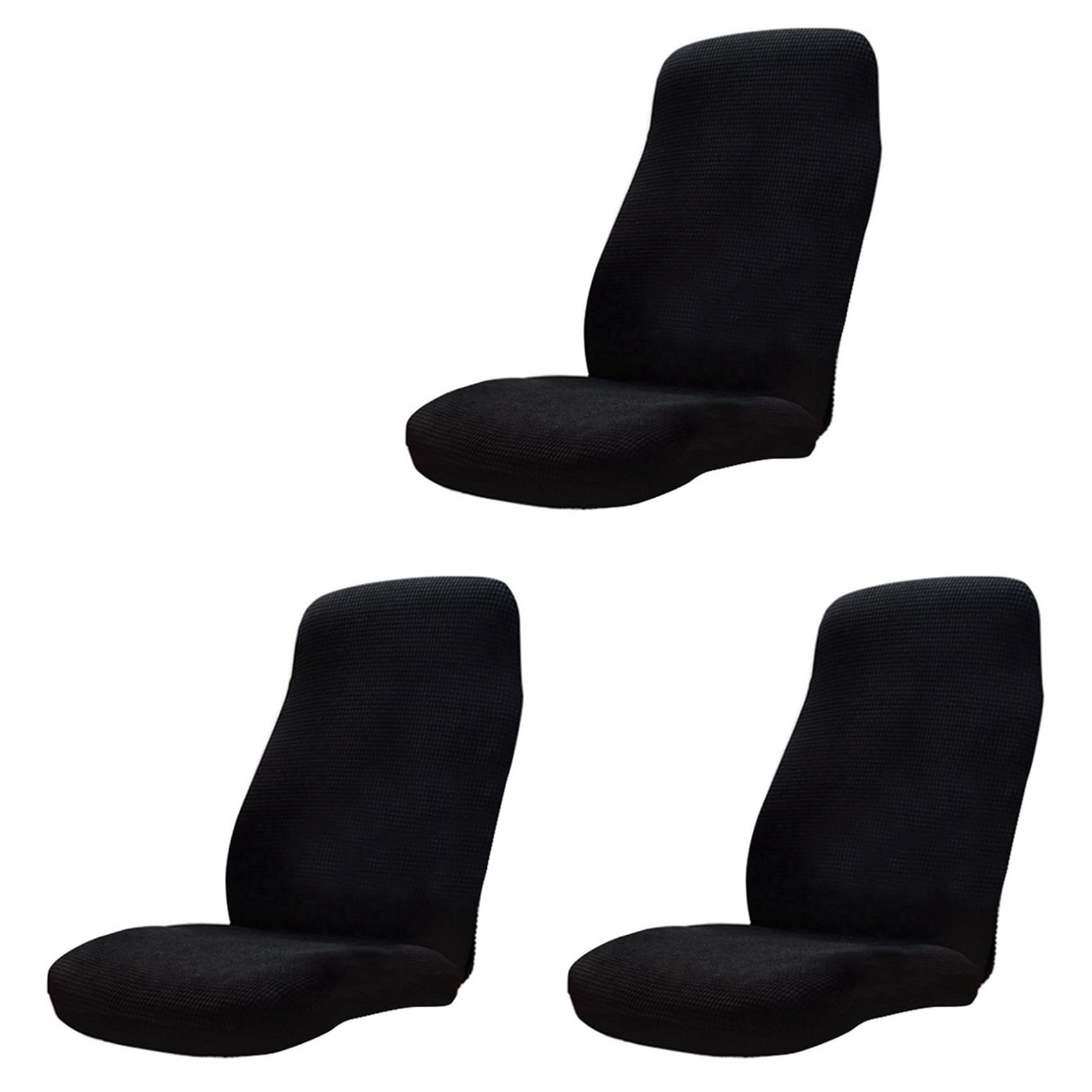 Housse de chaise de bureau extensible imperméable lot de 3 pour réparer un fauteuil usé taille L