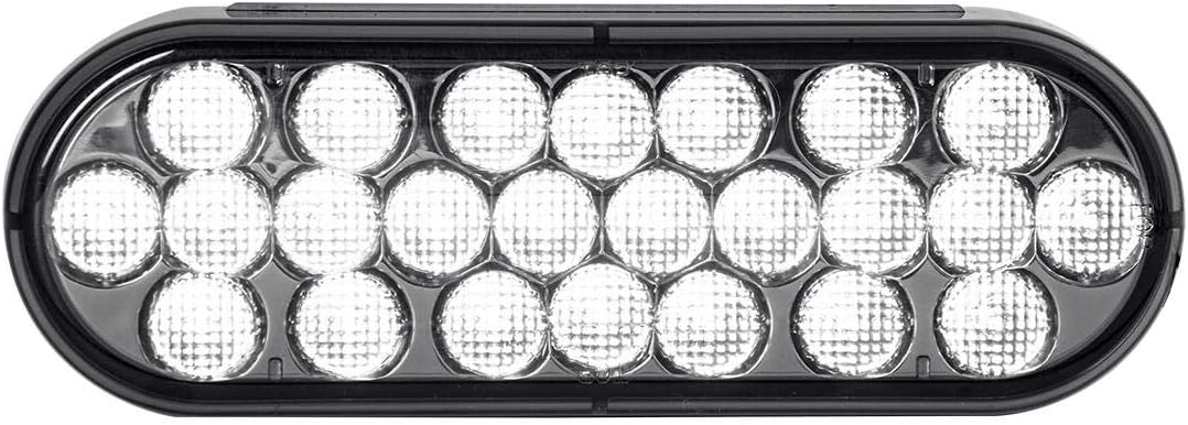 GG Grand General 78237BP Oval Pearl White/Smoke 24 LED Sealed Light, Color Bag Pkg