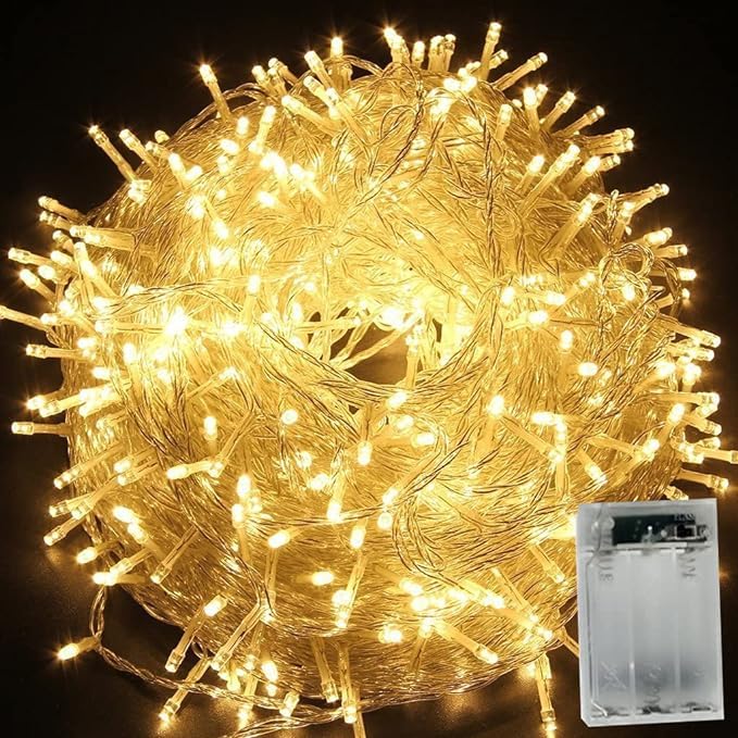 xiao Fairy Lights,Dazzle Bright Fairy String Lights, 4M 40LEDIndoor Fairy Lights Indoor Outdoor Rope Fairy String Lights Battery Fairy String Christmas Tree (Warm White)