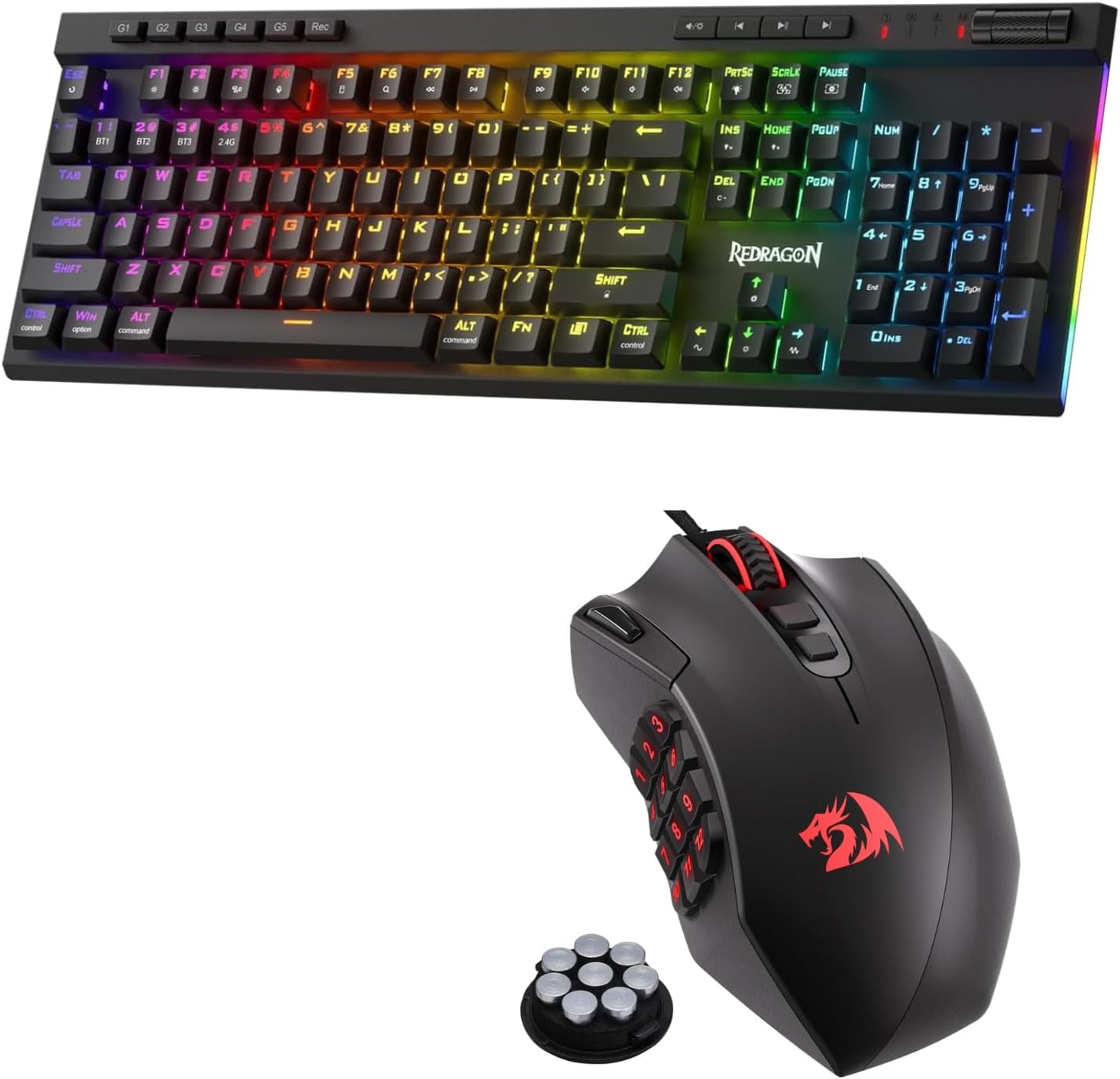 Redragon K580 PRO Gaming Keyboard M921 RGB Gaming Mouse