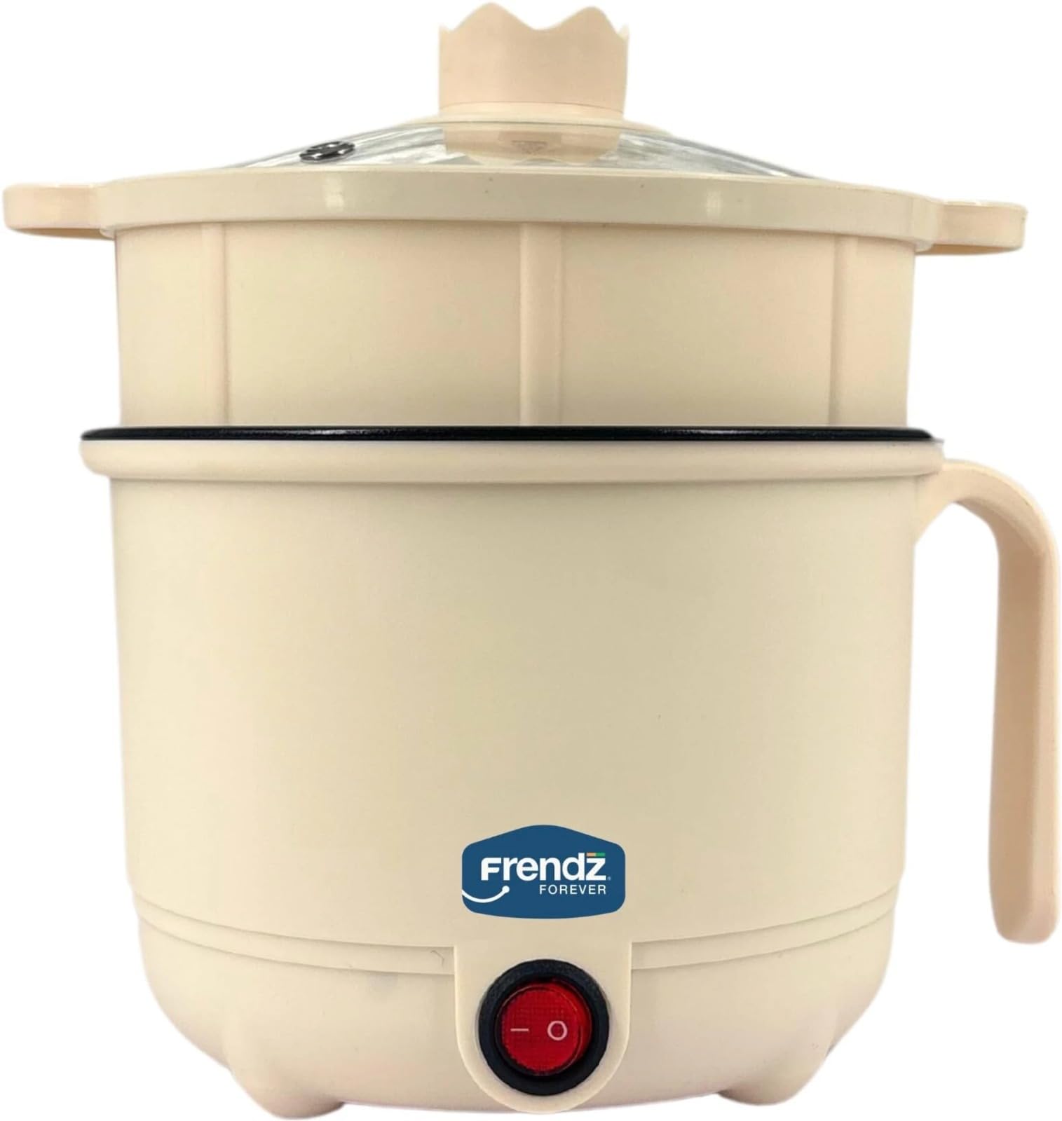 Frendz Multipurpose Electric Kettle 1.5L | Double Layered Body | Multi Cooker for Tea, Coffee, Noodles, Soup & Boiling Water | Stainless Steel Inner Pot | Fast Heating | Beige-image-4