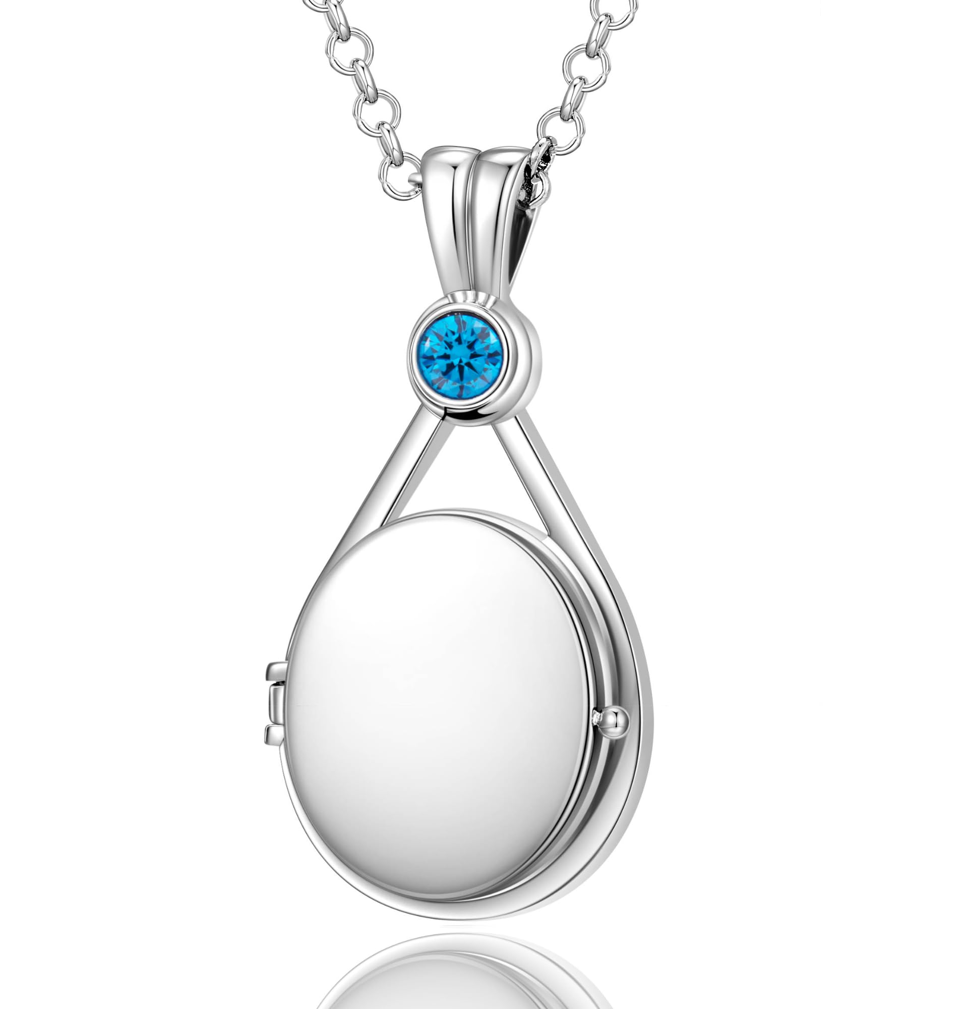 H2O Plötzlich Meerjungfrau aus Edelstahl mit echter Patin-Beschichtung h2o Medaillon Amulett für Bilder Geschenk für Frauen