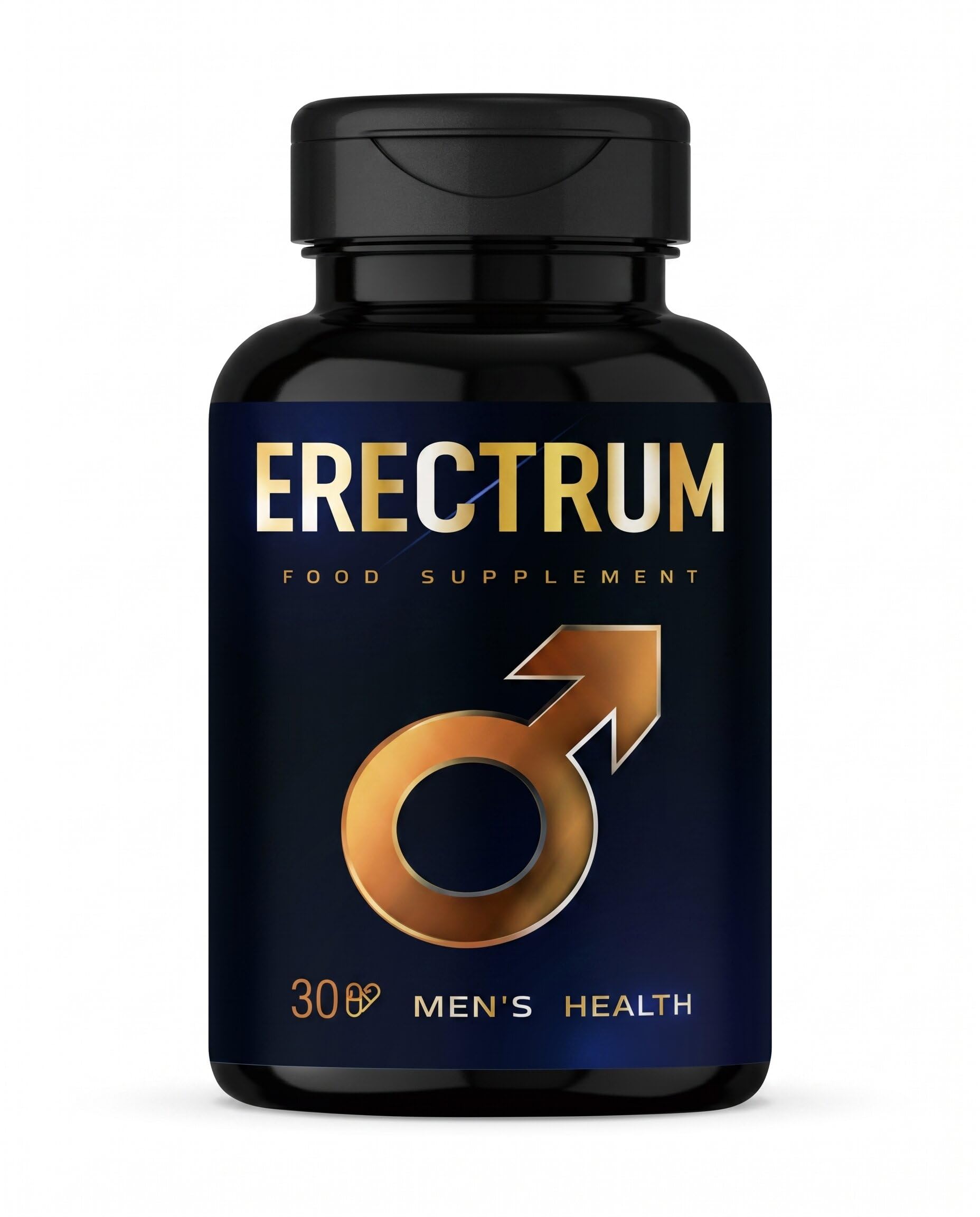 ERECTRUM — Integratore Uomo con Maca Peruviana 600mg, L-Arginina 180mg — Ginseng, Serenoa Repens, Zinco, Selenio, Vitamina C 180mg — 30 Capsule