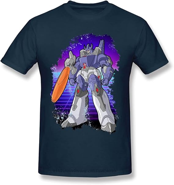 Men Transformers Science Fiction Action Film Black TShirt Galvatron
