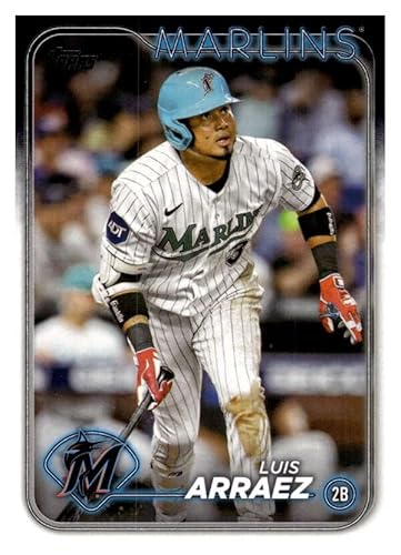 2024 Topps #299 Luis Arraez Miami Marlins Official MLB Baseball Trading Card