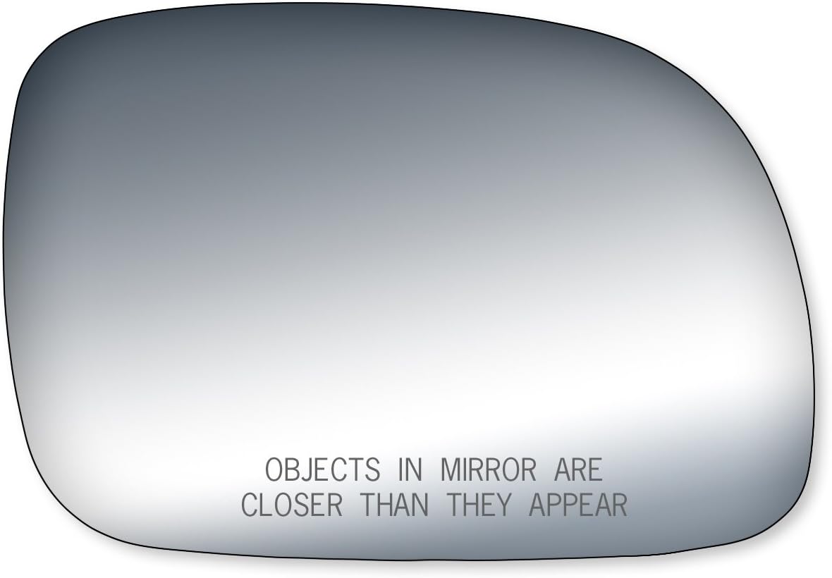 Passenger Side Mirror Glass, Chrysler Town & Country, Dodge Caravan, Dodge Grand Caravan, Plymouth Voyager