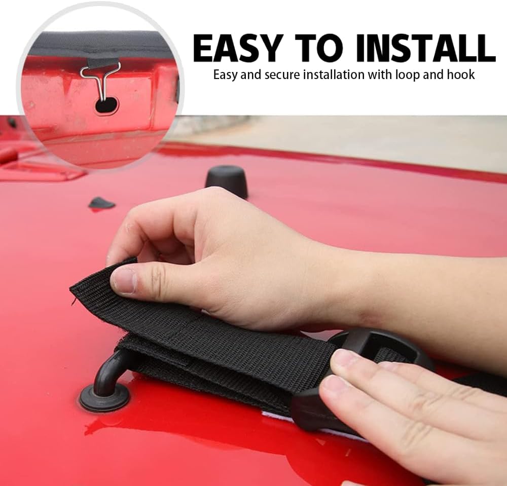 Engine Hood Bra Car Front Hood Bonnet Protector Cover Mask Shield for Suzuki Jimny 2019 2020 2021 2022 2023 2024 Exterior Accessories