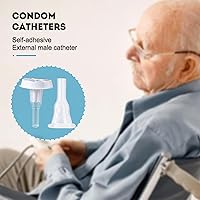 Vista 6 de 10 Pack Silicone External Catheter for Men Self Adhering Comfortable Leak Resistant Design with Flexible Fit and Easy Bag Connection(29mm)