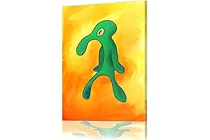 QFMYZYX SpongeBob SquarePants Bold and Brash Painting Canvas Wall Art