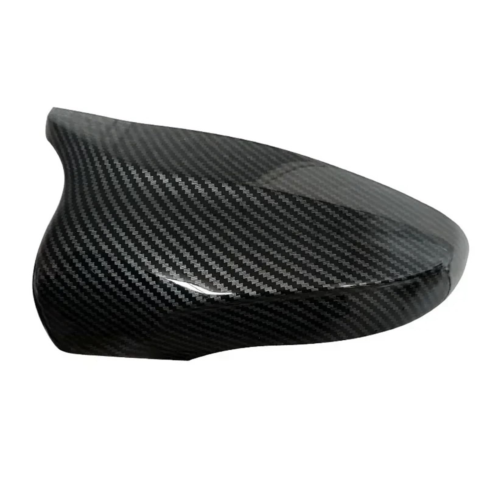 Abdeckungen Seitenspiegel Für VW Für Golf 6 MK6 Für GTI Für GTD 2009-2013 Spiegelgehäuse Mit Kohlefasermuster Schwarze Seitenflügel-Rückspiegelabdeckung Tür Spiegelkappen(Carbon Fiber Pattern)