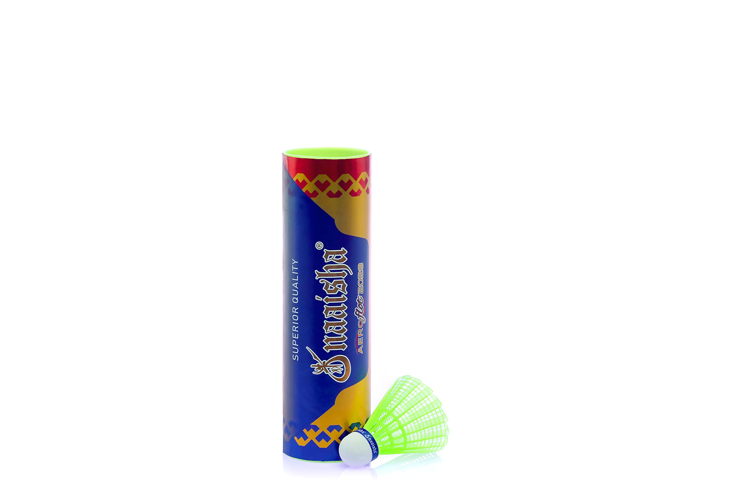 NAAISHA Aeroflot 2028 Badminton Racket Bats Outdoor Indoor Training Practice Shuttlecock Pack of 6 (Yellow) (B095LL5YYP) Amazon Price History, Amazon Price Tracker