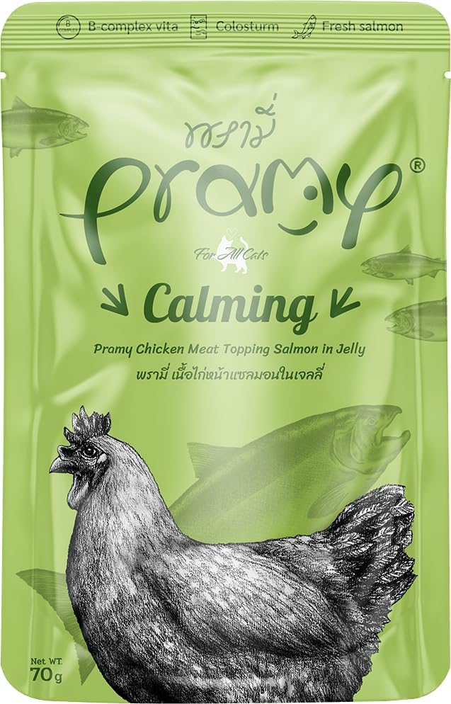Pramy Jöle İçinde Somonlu Ve Tavuklu Kedi Maması, 70 Gram