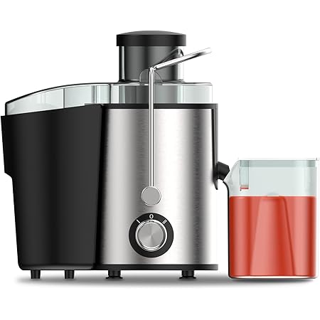 Juicer Machines,Juicer,Large 3 Inch Feed Chute Juicer for Whole Fruits and Vegetables,Faster Juicer with Dual Speed,Juice Residue Separation,Easy to Use/Clean,Anti-Drip