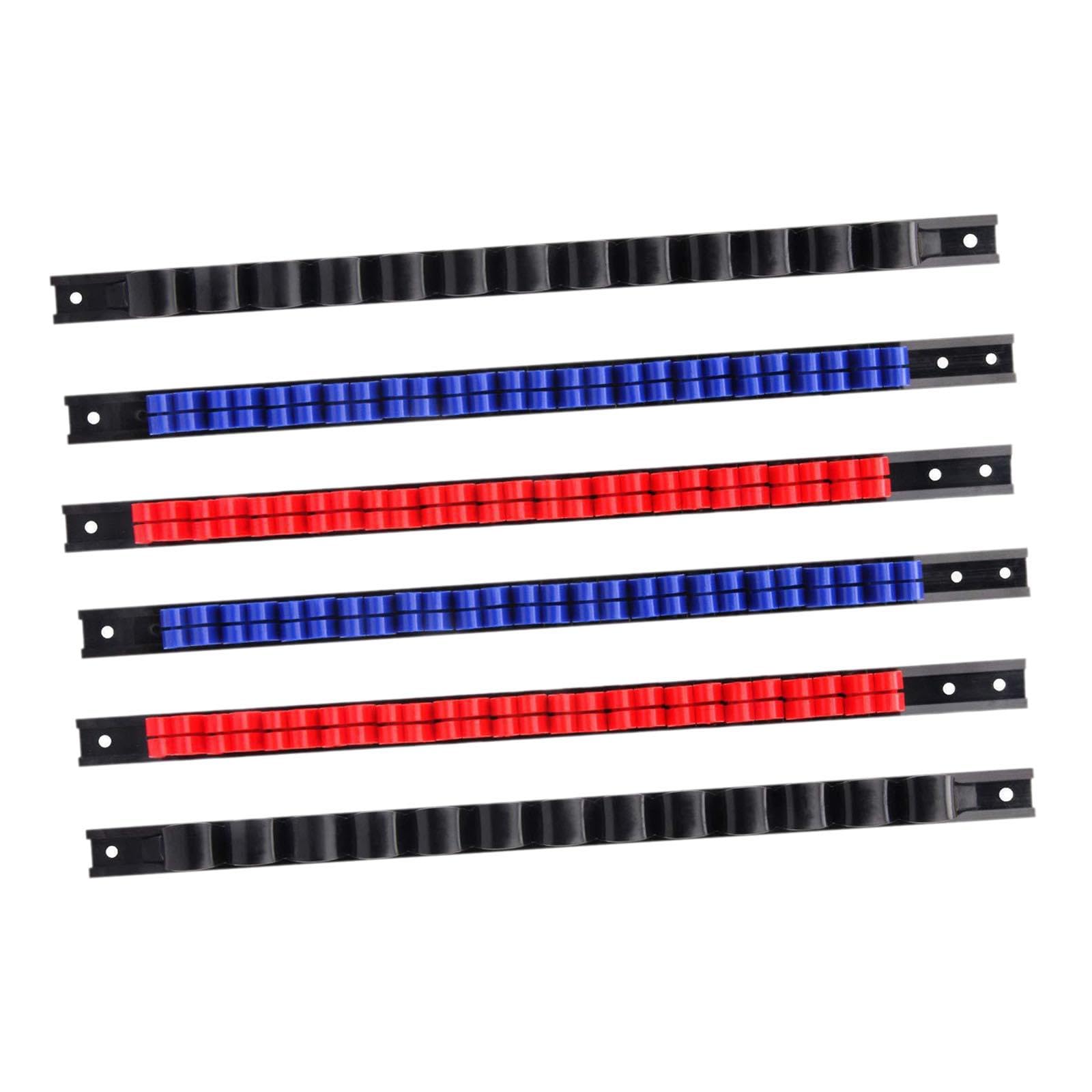 Wrench Screwdriver Tools Organizer Rack Wall Mount Shelf Sturdy Tools Holder 6 Pieces | Home & Garden-image-26