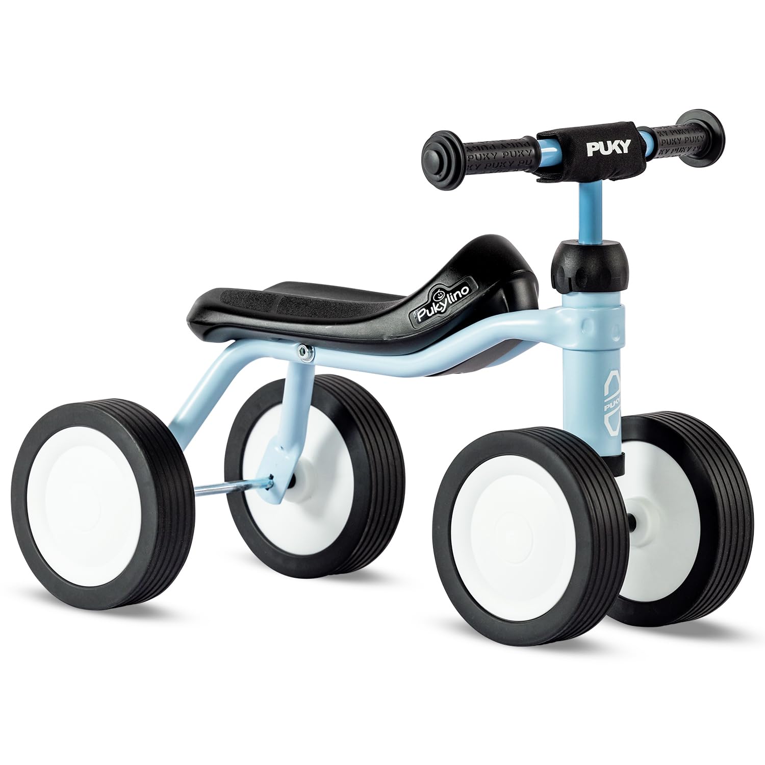 PUKY PUKYLINO Retro Blue | veicolo antiscivolo per interni bambini a partire da 1 anno | Girello | Giocattolo per bambini | Seduta ergonomica, maniglie di sicurezza e cuscinetti per manubrio |