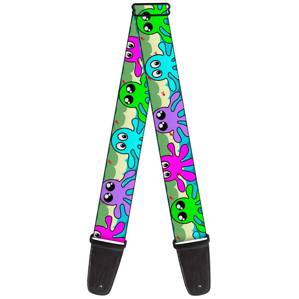 Guitar Strap Octopus Cartoon 2 Inches Wide
