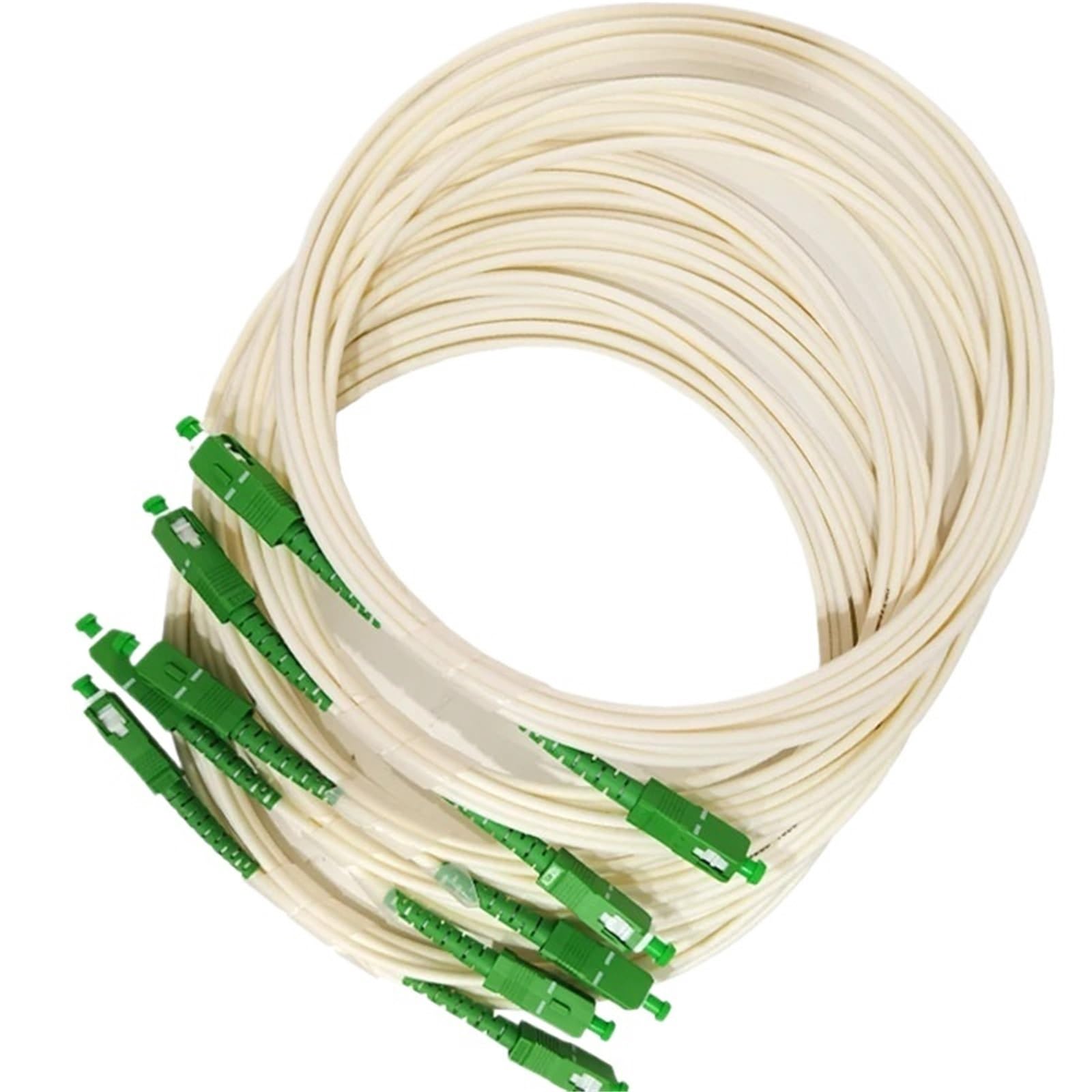 1 pièces SC/APC-cordon de raccordement à fibres optiques jarretière monomode 3.0mm G652A2 LSZH câble de raccordement 1 m/2 m(100Pcs-G657A2-1Mtr)