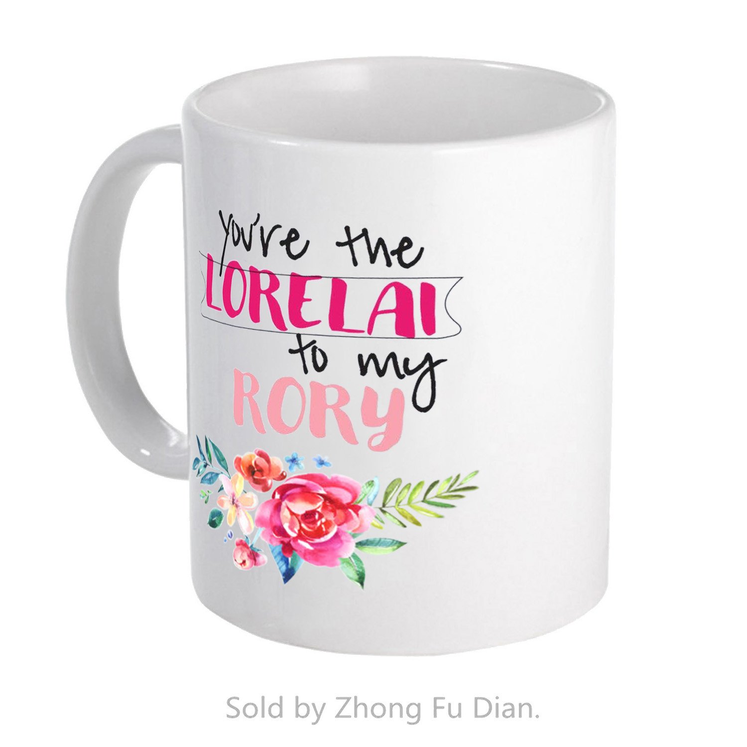 Good Wedding Gifts 2Pcs Mugs You Are The Lorelai To My Rory Coffee Mugs,Tea Cups - 11 Oz, White