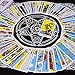 Tarot Card Deck, Tarocchi Tarotology Tarot Divination, A Divining Tablecloth with A Spirit Pendulum , 3PCS