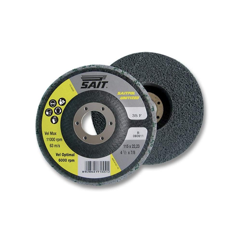 Sait 71551 UT-SAITPOL UNITIZED - Disco tipo 3S F, 115 mm x 22,23 mm