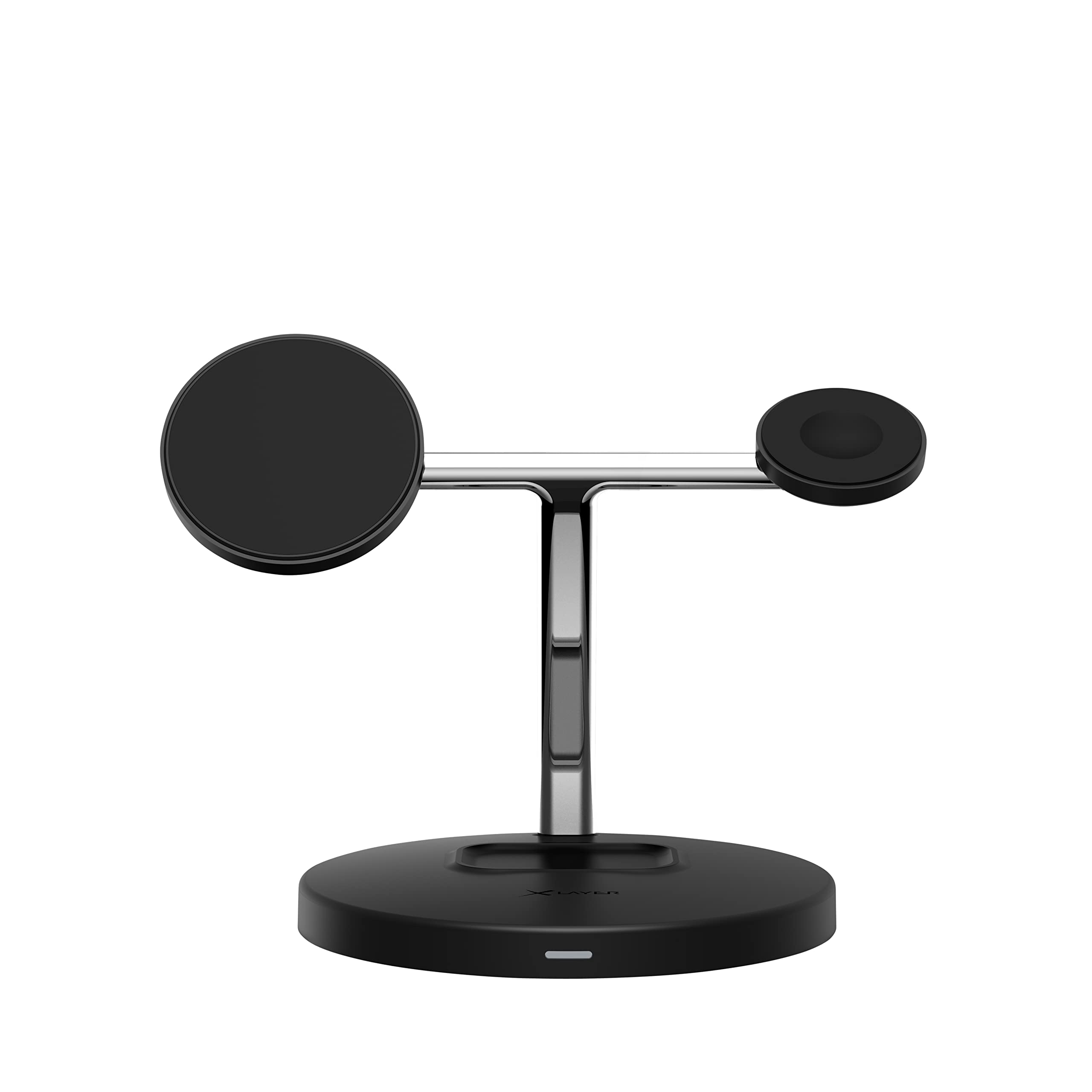 XLayer Stacja zasilania 3 w 1, bezprzewodowe ładowanie, iPhone/AirPods/Apple Watch, czarny