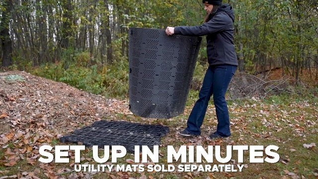 Geobin Compost Bin - 246 Gallon, Expandable, Easy Assembly, Made in The USA, Outdoor & Backyard Composter