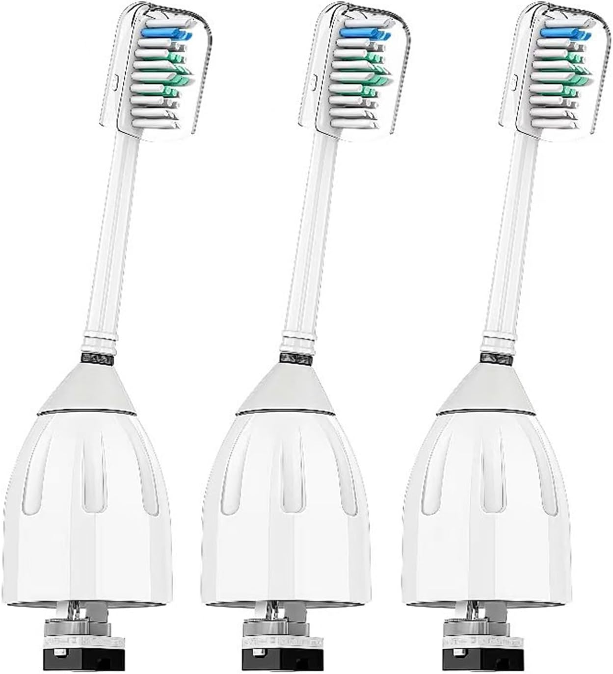 Electric Toothbrush Replacement Heads - Compatible with Philips HX7881 HX3300 HX3500 HX4472 HX4511(3 White Brush Heads)