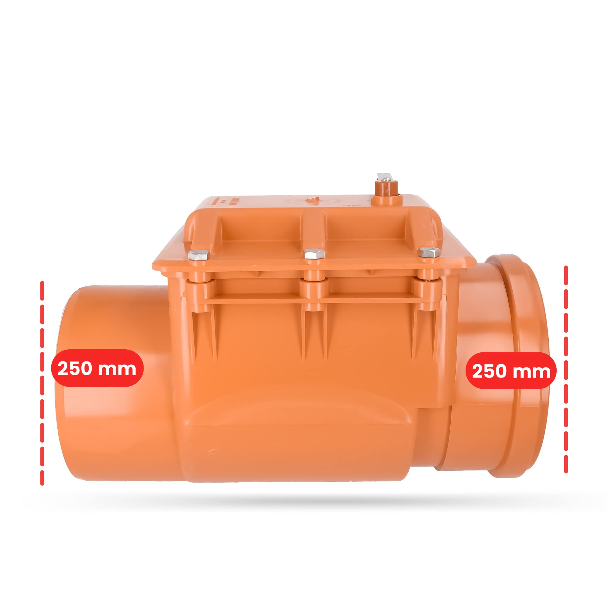 Clapet Anti Retour PVC dn 250 Clapet Anti Refoulement Avec Verrouillable Soupape Pour Canalisations d'égout