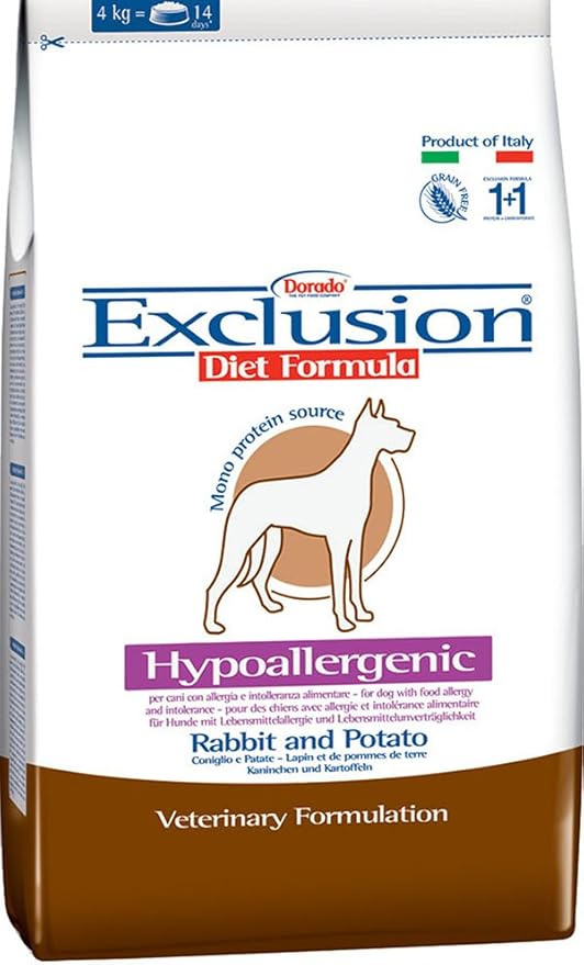 Exclusion Diet Rabbit & Potato, 1 Pack (1 x 4 Kg Bag) Dog Food Amazon.co.uk Pet Supplies