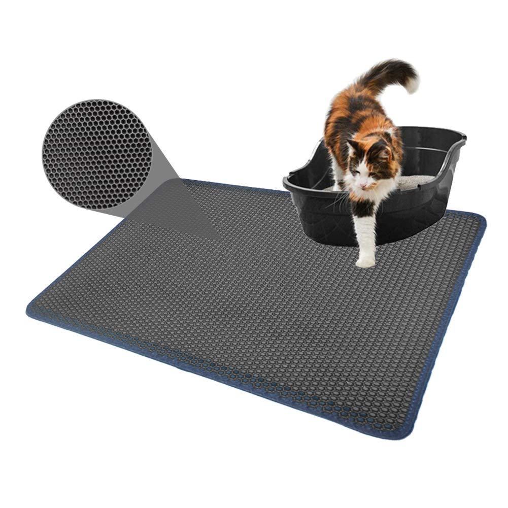 Tapis de litière pour chat résoud le problème des sols sales et fuites d'urine