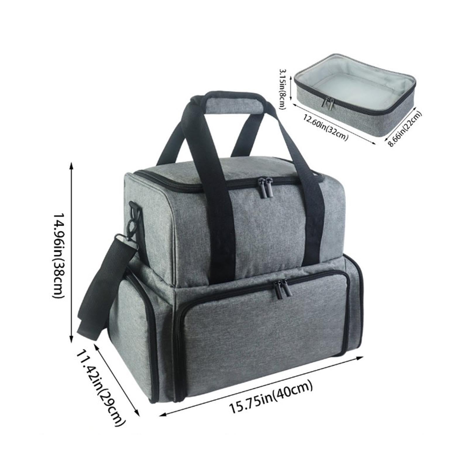Nagellack Organizer, Nagellack Tragetasche, Multifunktionale Kosmetiktasche, GRAU