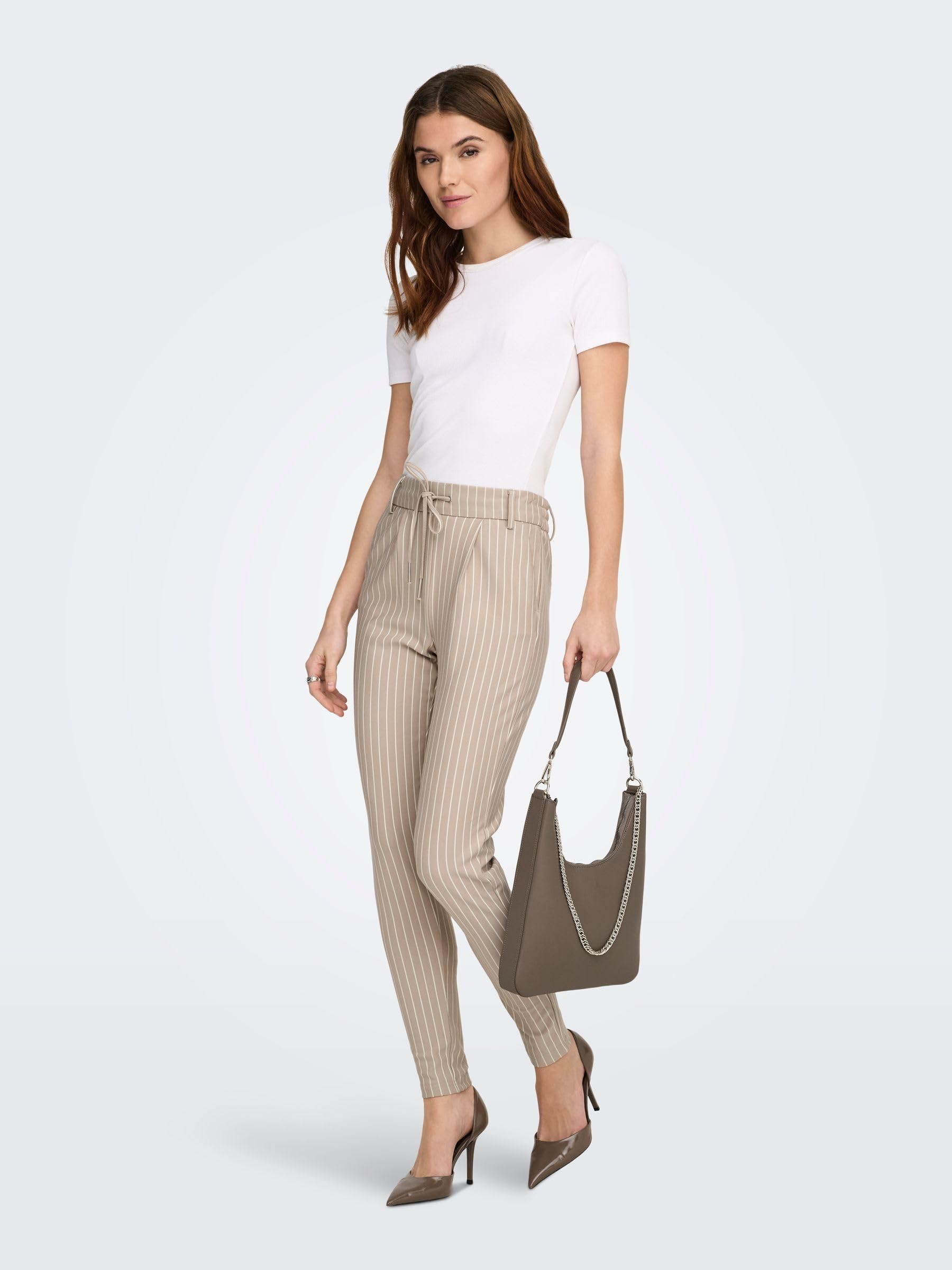 ONLY Female Hose mit weitem Beinschnitt ONLPOPTRASH Normal geschnitten Hose mit weitem Beinschnitt