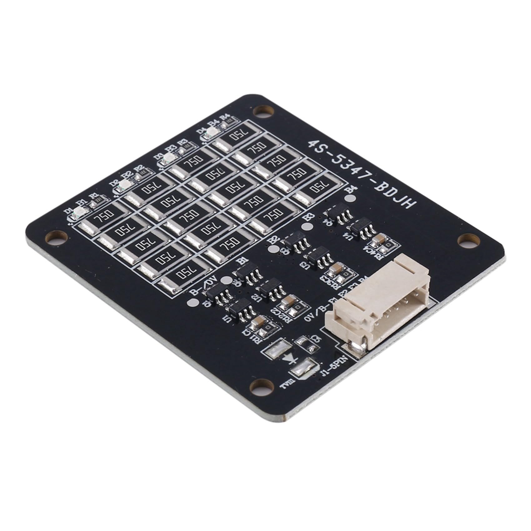 2X Lifepo4 Lithium-Phosphat-Batterie Passives Balance Board Passiver Equalizer Ausgleichsplatte (1-4S)