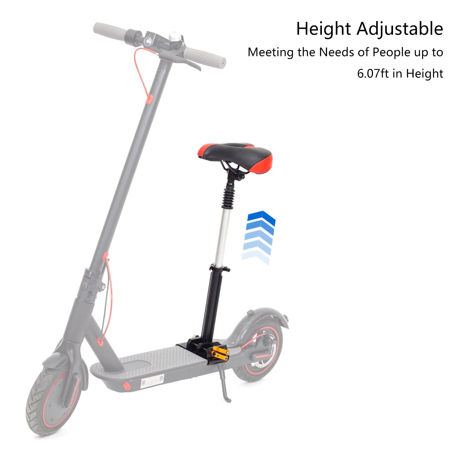 Sedili per scooter elettrico pieghevoli e regolabili, per assorbire gli urti, in schiuma, ammortizzanti, per sedie