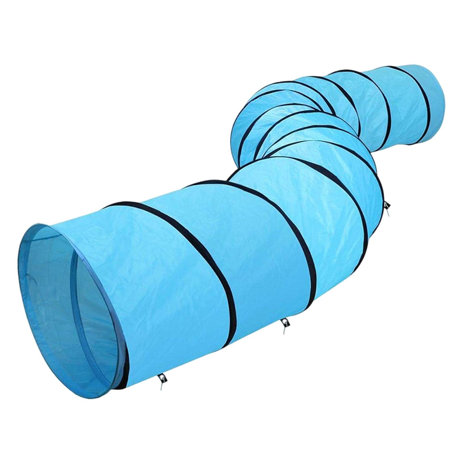 Tunnel Chat Tube Jouet Kitten Activité Centre Pliable Résistant Adapté à Lapin Maison Jeu Extérieur Intérieur, 60cmx60cmx300cm