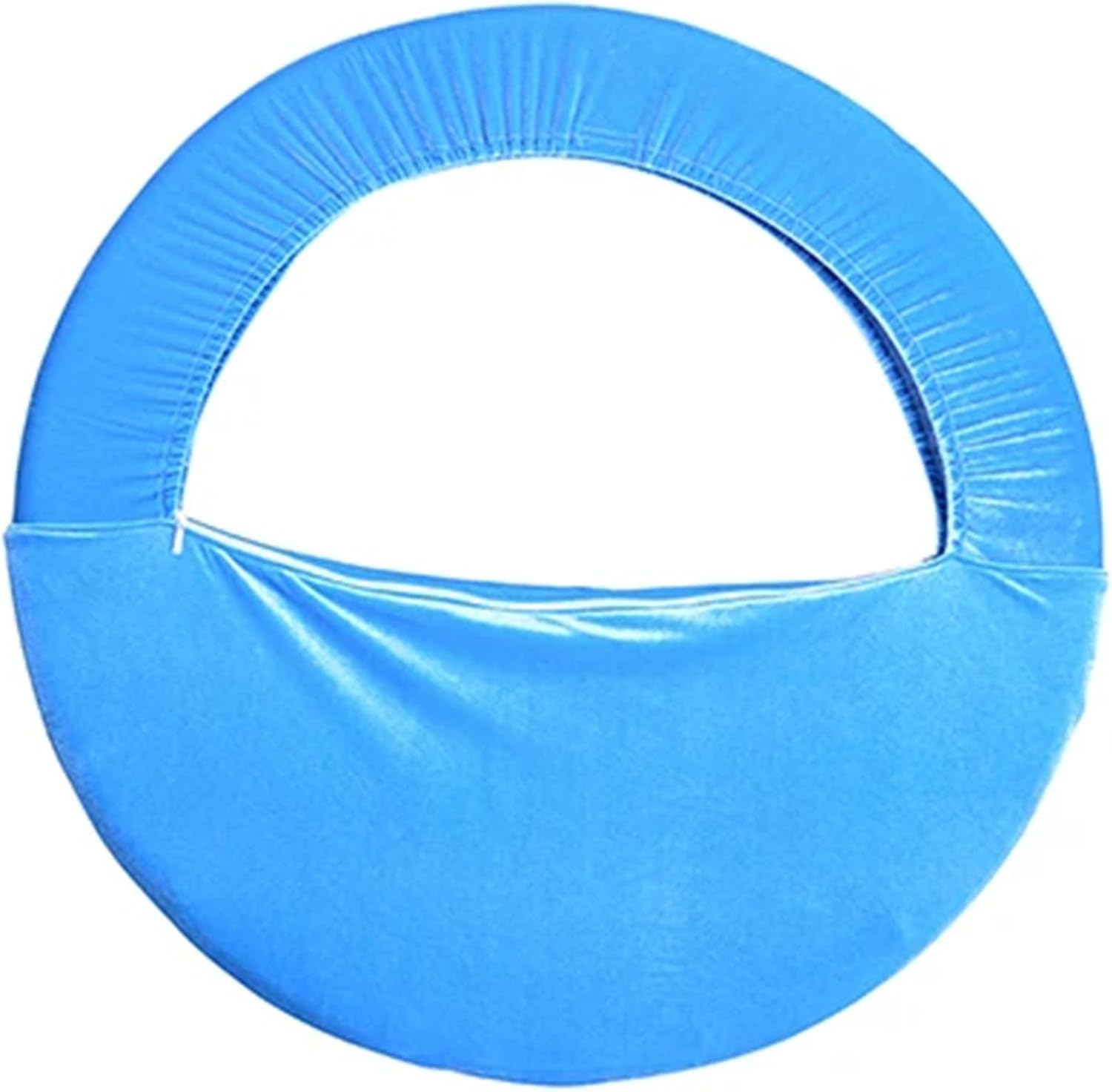 Versatile Protective Covers for Artistic Gymnastics Velvet Hoops, Equipment Kits, Accessories, Solid Colors(Blue,M)