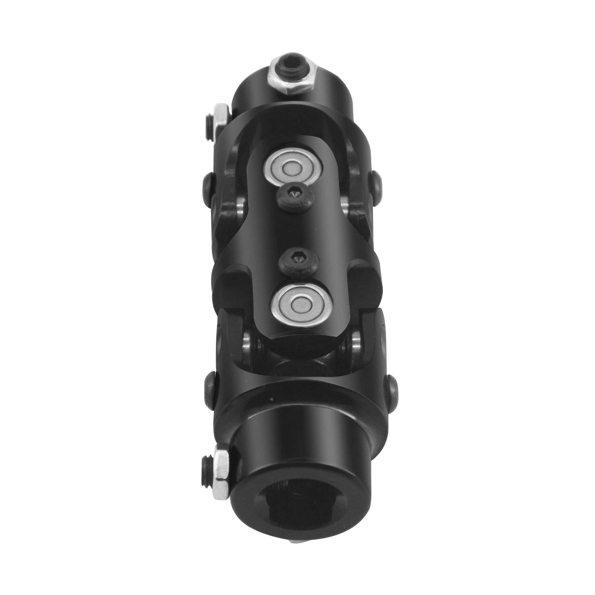 Black Steering Shaft Universal U-Joint – 3/4" DD X 1/2" DD, 35° Angle