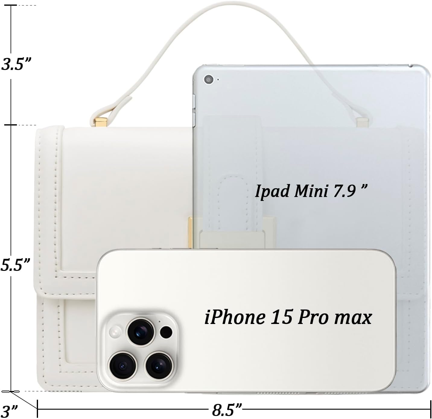 KKXIU Crossbody Bags for Women - Top Handle Purses for Lady, Leather Handbags Shoulder Clutch with Adjustable Shoulder Strap - Image 7