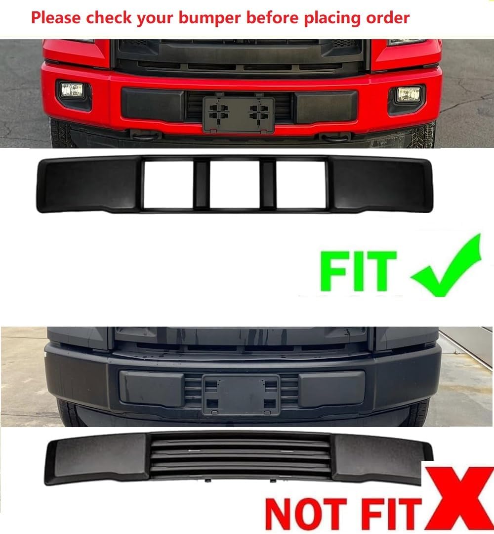 License Plate Bracket Accessories for 2018 2019 2020， Ford F150 License Plate Bracket Frame Holder 2.7L 3.0L 3.5L JL3Z17A385BA Front Bumper License Plate Holder Replacement Frame