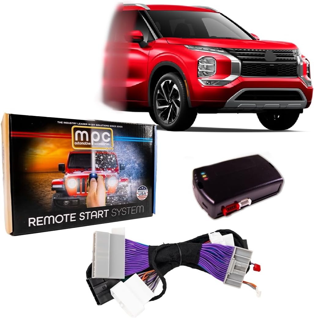 MPC Remote Start Kit Compatible with 2022-2024 Mitsubishi Outlander || Plug and Play || Press Lock 3X to Start Use OEM FOB || USA Tech Support